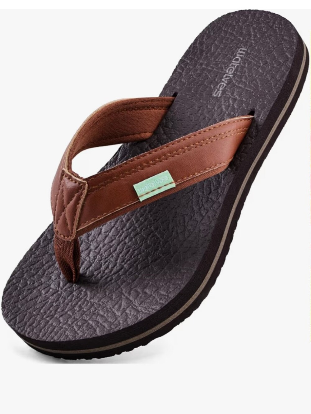 NIP! Kid's Faux Leather Strap Flip Flops
